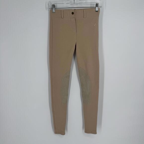 Horze pants breeches womens xs tan beige equestrian riding pants horseback - Picture 1 of 6
